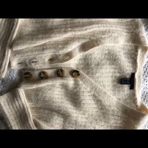 Forever 21 crop button up sweater